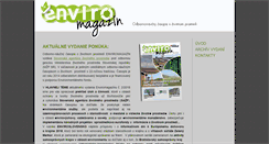 Desktop Screenshot of enviromagazin.sk